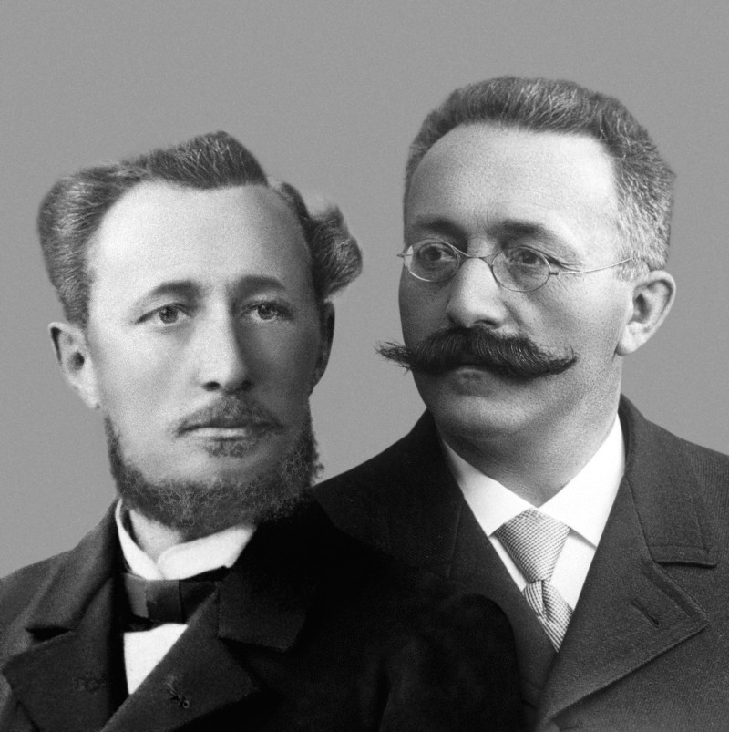 Brand founders Jules
Louis Audemars (left) and
Edward Auguste Piguet (right)